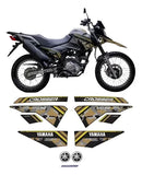 Faixa Adesiva Yamaha XTZ150 Crosser 2021/2022 - Cor Cinza-Escuro