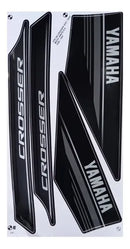 Kit Completo de Adesivos Yamaha XTZ150 Crosser 2021/2022 Preta - Código 1391