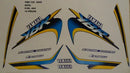 Kit Completo de Adesivos Yamaha YBR 125 2000 - Cor Azul