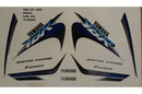 Kit Completo de Adesivos Yamaha YBR 125 2000 - Cor Prata
