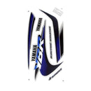 Kit Completo de Adesivos Yamaha YBR 125 2000 - Cor Prata