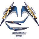 Kit Completo de Adesivos Yamaha YBR 125 2001 - Cor Azul