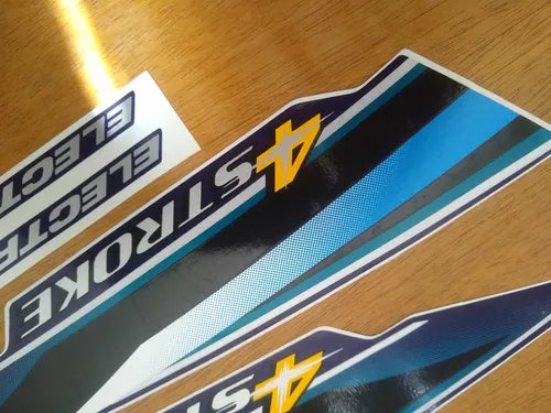 Kit Completo de Adesivos Yamaha YBR 125 2002 - Cor Azul