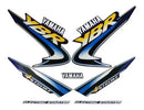Kit Completo de Adesivos Yamaha YBR 125 2002 - Cor Azul