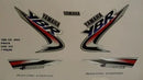 Kit Completo de Adesivos Yamaha YBR 125 2002 - Cor Prata