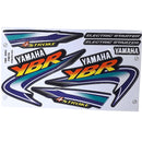 Kit Completo de Adesivos Yamaha YBR 125 2002 - Cor Preto