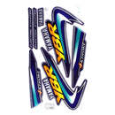 Kit Completo de Adesivos Yamaha YBR 125 2003 - Cor Azul