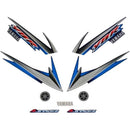 Kit Completo de Adesivos Yamaha YBR 125 2004 - Cor Roxo
