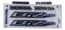 Faixa Adesiva Honda BIZ 125 ES 2015 Prata - Modelo Original - Qualidade Premium e Acabamento Perfeito