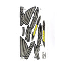 Kit Adesivos Honda CB 600F Hornet 2006 Preta - Faixas Originais 732