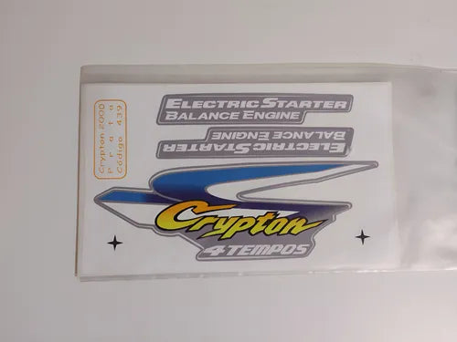 Faixa Adesiva Yamaha Crypton 2000 Original Prata - Qualidade Premium e Acabamento Perfeito