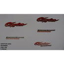 Faixa Adesiva Yamaha Crypton 2002 Original Dourada - Qualidade Premium e Acabamento Perfeito