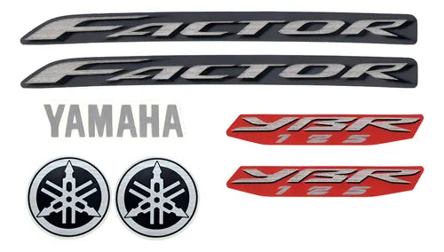 Faixa Adesiva Yamaha Factor 125 2010 Original Vermelha - Qualidade Premium e Acabamento Perfeito