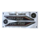Faixa Adesiva Yamaha Factor 125 2012/2013 Original Vermelha - Qualidade Premium e Acabamento Perfeito