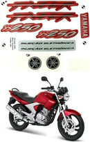 Faixa Adesiva Yamaha Fazer 250 2008 Original Vermelha - Qualidade Premium e Acabamento Perfeito