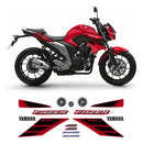 Faixa Adesiva Yamaha Fazer 250 FZ 2022/2023 Original Vermelha - Qualidade Premium e Acabamento Perfeito