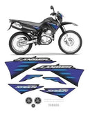 Faixa Adesiva Yamaha Lander 250 2007 Original Preta - Qualidade Premium e Acabamento Perfeito