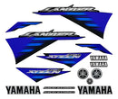Faixa Adesiva Yamaha Lander 250 2007 Original Preta - Qualidade Premium e Acabamento Perfeito
