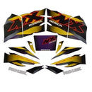 Faixa Adesiva Honda NX 200 2000 Original Roxa Metálico - Qualidade Premium e Acabamento Perfeito