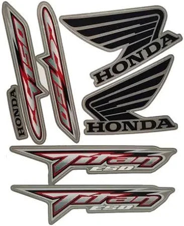 Faixa Adesiva Honda Titan 150 ESD 2008 Modelo Original Prata - Qualidade Premium e Acabamento Perfeito