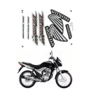 Faixa Adesiva Honda Titan 150 ESD 2009 Modelo Original Preta - Qualidade Premium e Acabamento Perfeito