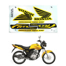 Kit Faixa Adesiva Honda Titan 150 FAN ESDI 2013 - Cor Amarela