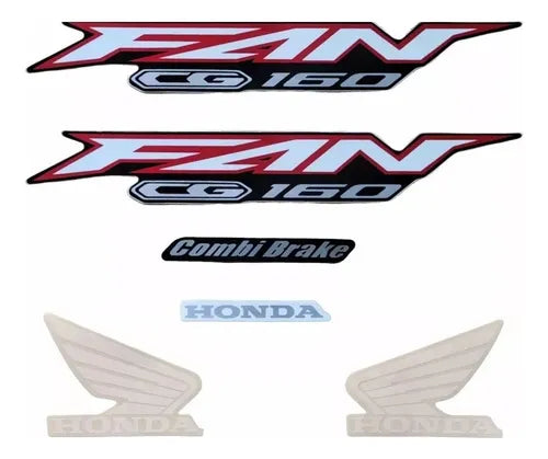 Faixa Adesiva Honda Titan 160 Fan 2022 Azul-Perolizado - Código 1341