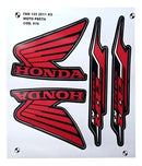 Kit Completo de Adesivos Honda Titan Fan 125 KS 2011 Preta - Qualidade Premium e Acabamento Perfeito