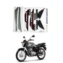 Kit Completo de Adesivos Honda Titan Fan 125 KS 2015 Prata