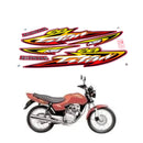 Kit Completo de Adesivos Honda Titan 125 KSE 2003 Vermelha