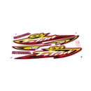 Kit Completo de Adesivos Honda Titan 125 KSE 2003 Vermelha