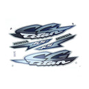 Kit Completo de Adesivos Honda Titan 125 KS 2002 Prata - Qualidade Premium e Acabamento Perfeito