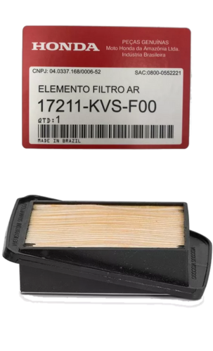 Filtro de Ar Honda Titan 125/150 Fan 125/150 2014+ - Peça Genuína Original
