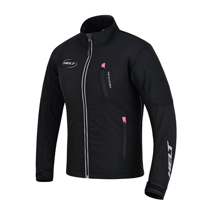 JAQUETA mARCA HELT MODELO FEM MONZA-2 COR PRETO/Rosa  TAMANHO p