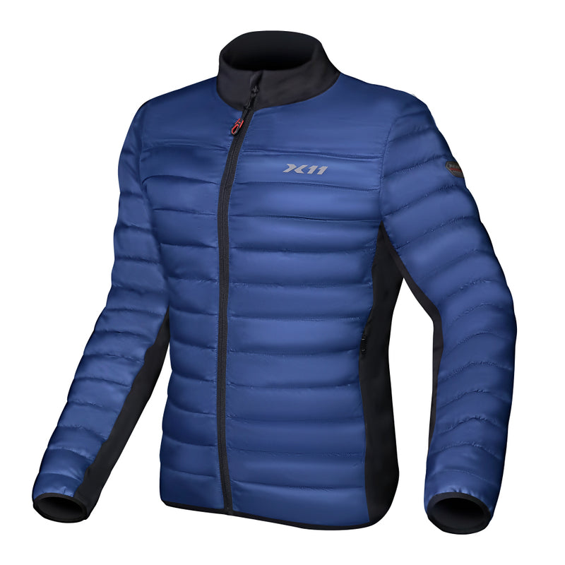 Jaqueta X11 Puffer Casual Masculina Azul - Visao frontal