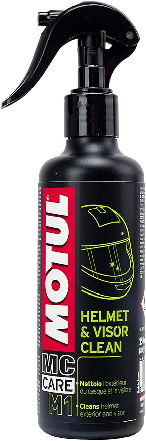 Limpador de Viseira Capacete Motul MC Care M1 Helmet Clean 250ml
