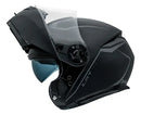 Capacete Peels U-RB2 TR1 Articulado Robocop Preto Fosco/Grafite - Vista Frontal
