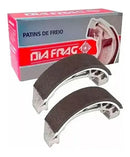 Patim de Freio Dianteiro Honda CG125 Biz NXR Titan PCX - Diafrag Original DFH-00127
