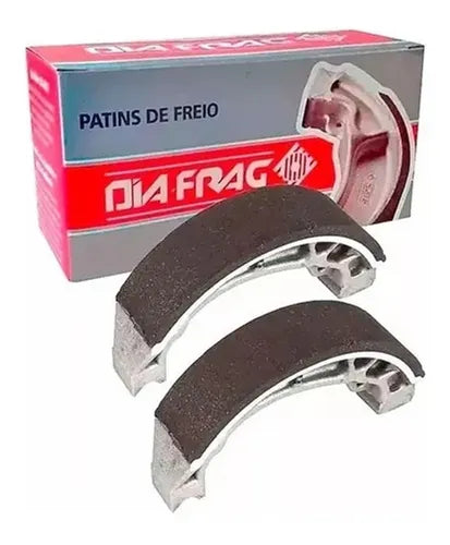Patim de Freio Dianteiro Honda CG125 Biz NXR Titan PCX - Diafrag Original DFH-00127
