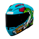 Capacete AXXIS Segment Graffiti C7 Blue Gloss
