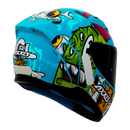 Capacete AXXIS Segment Graffiti C7 Blue Gloss