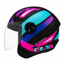 Capacete Fly Jet Ômega - Fosco