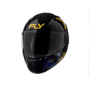 Capacete Fly F-9 HG Pitstop - Preto Amarelo