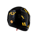 Capacete Fly F-9 HG Pitstop - Preto Amarelo