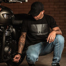 Camiseta Corvo Branco/Preta Tamanho M - X11