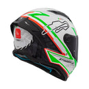 Capacete MT Helmets Stinger 2 Grand Prix AO Gloss 58 - Vista 3/4
