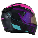 capacete-x11-revo-pro-eleven-roxo-verde-agua-fosco-viseira-extra