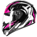 Capacete Peels U-RB2 - Preto/Branco/Rosa