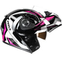 Capacete Peels U-RB2 - Preto/Branco/Rosa