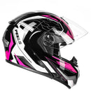 Capacete Peels U-RB2 - Preto/Branco/Rosa